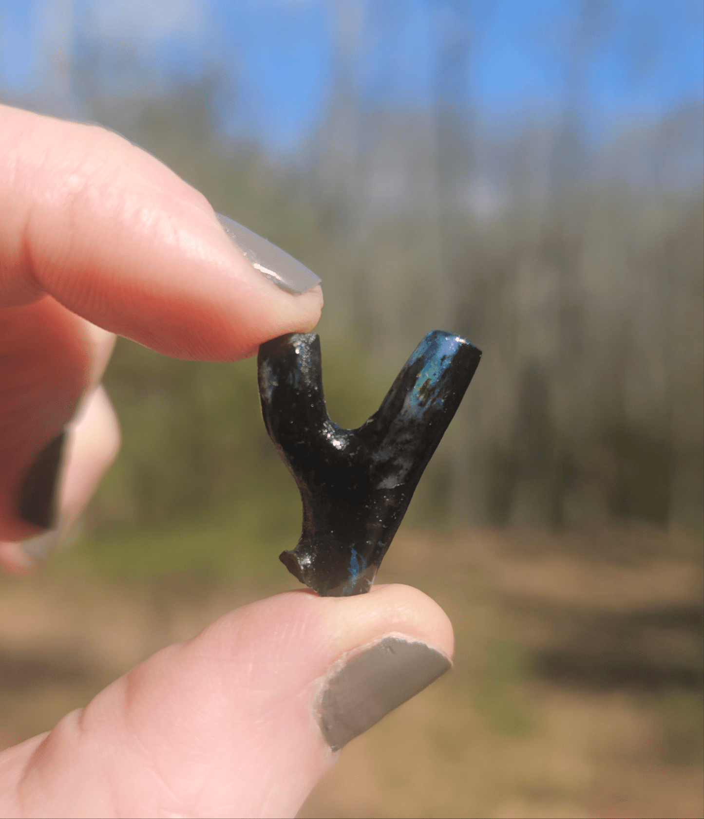 Incredibly Rare Opalized Branch PIECE. - EarthyElementStudio