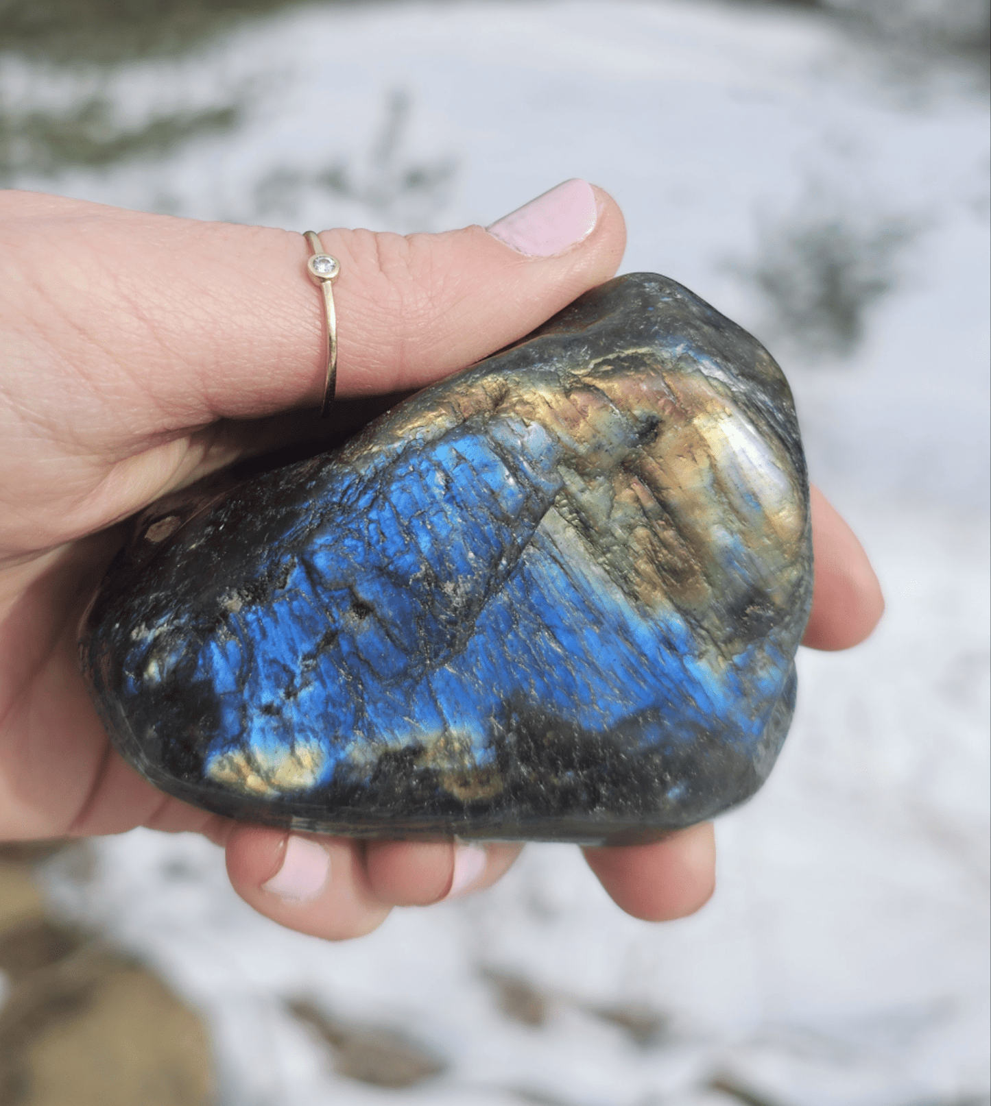 Flashy Labradorite Freeform - EarthyElementStudio