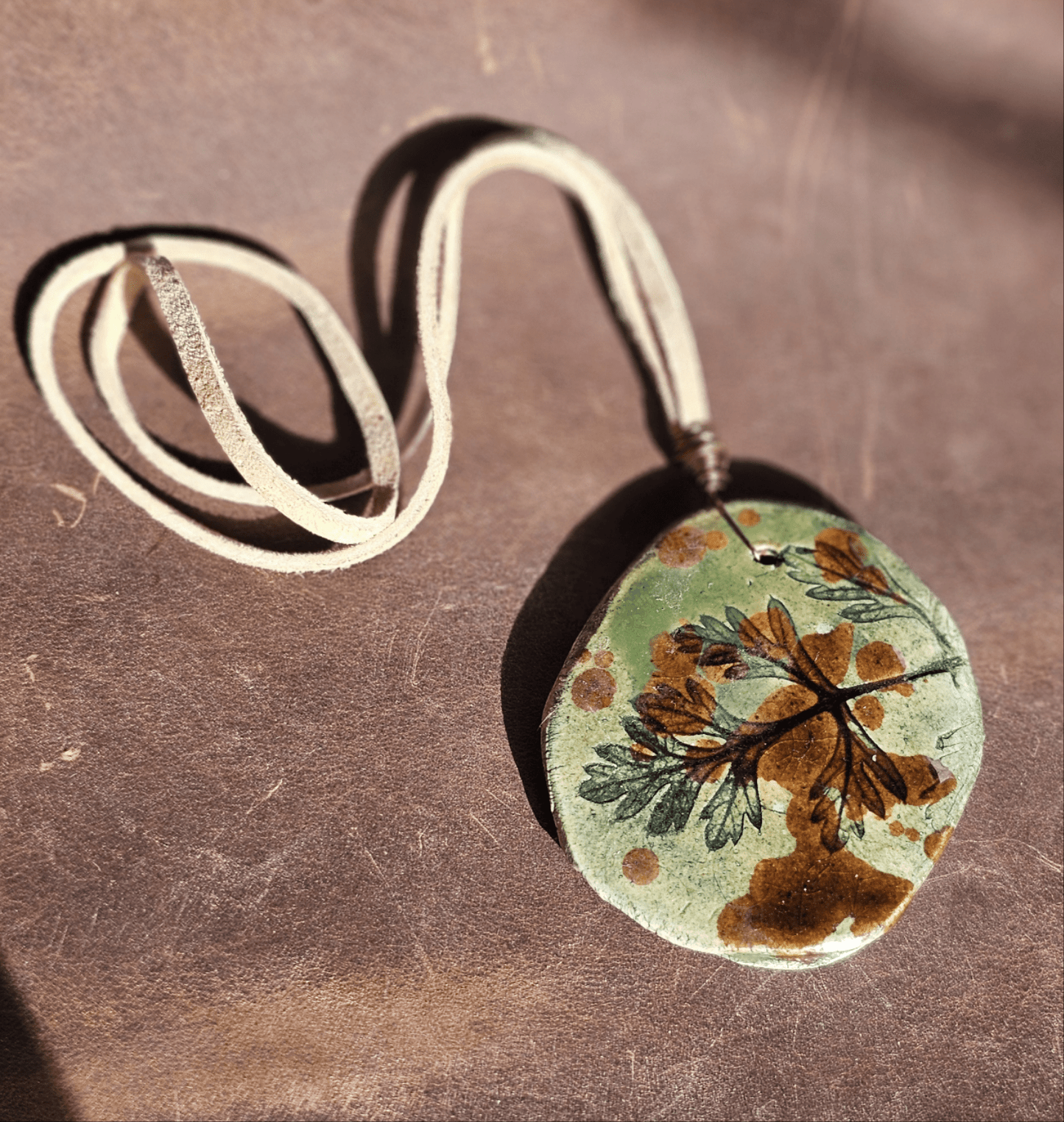 Handmade Clay Essential Oil Diffuser. Natural. Rustic. Car Charm. Home Decor. - EarthyElementStudio