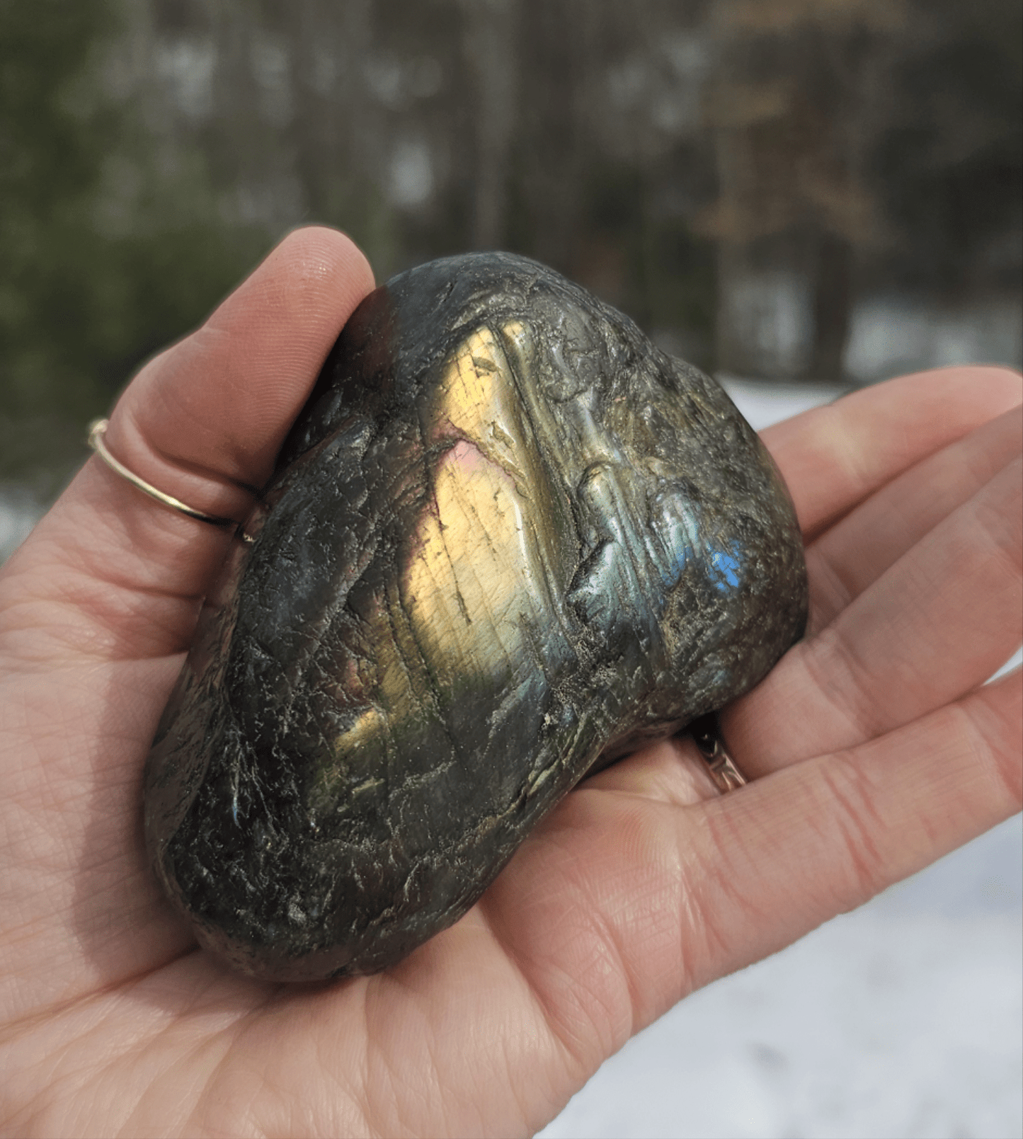 Flashy Labradorite Freeform - EarthyElementStudio