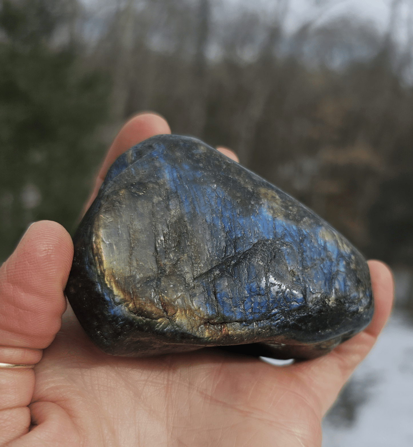 Flashy Labradorite Freeform - EarthyElementStudio