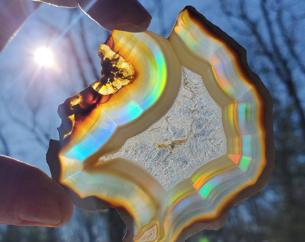 High Quality Iris Agate Meditation Tool - EarthyElementStudio