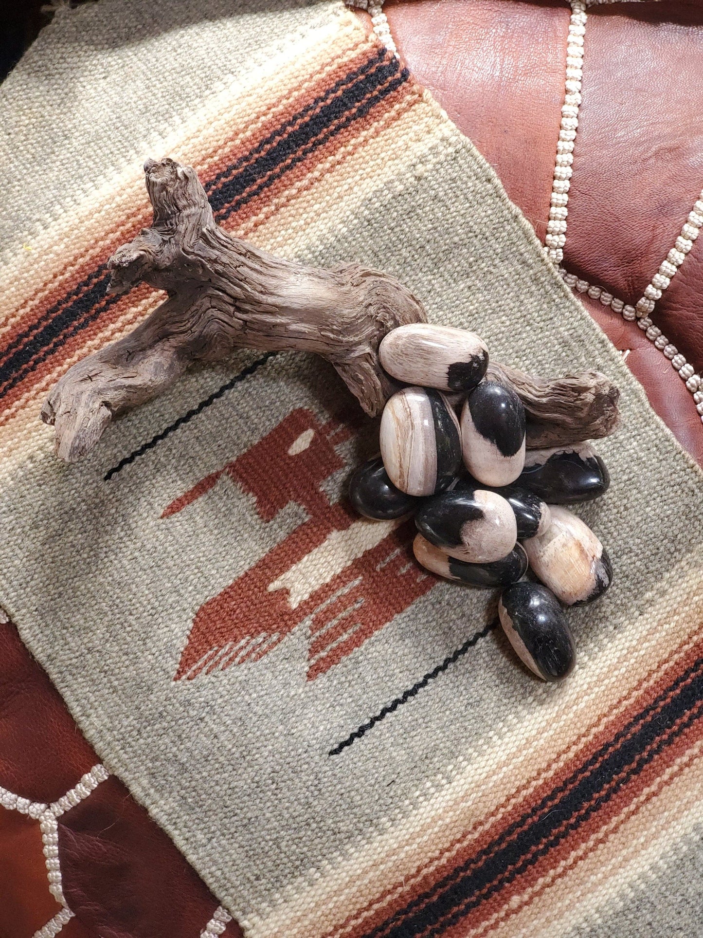 Large Petrified Wood Tumbles. Fossilized Wood Palmstone. Grounding/ Patience Stone. Fossil. Meditation tool. - EarthyElementStudio