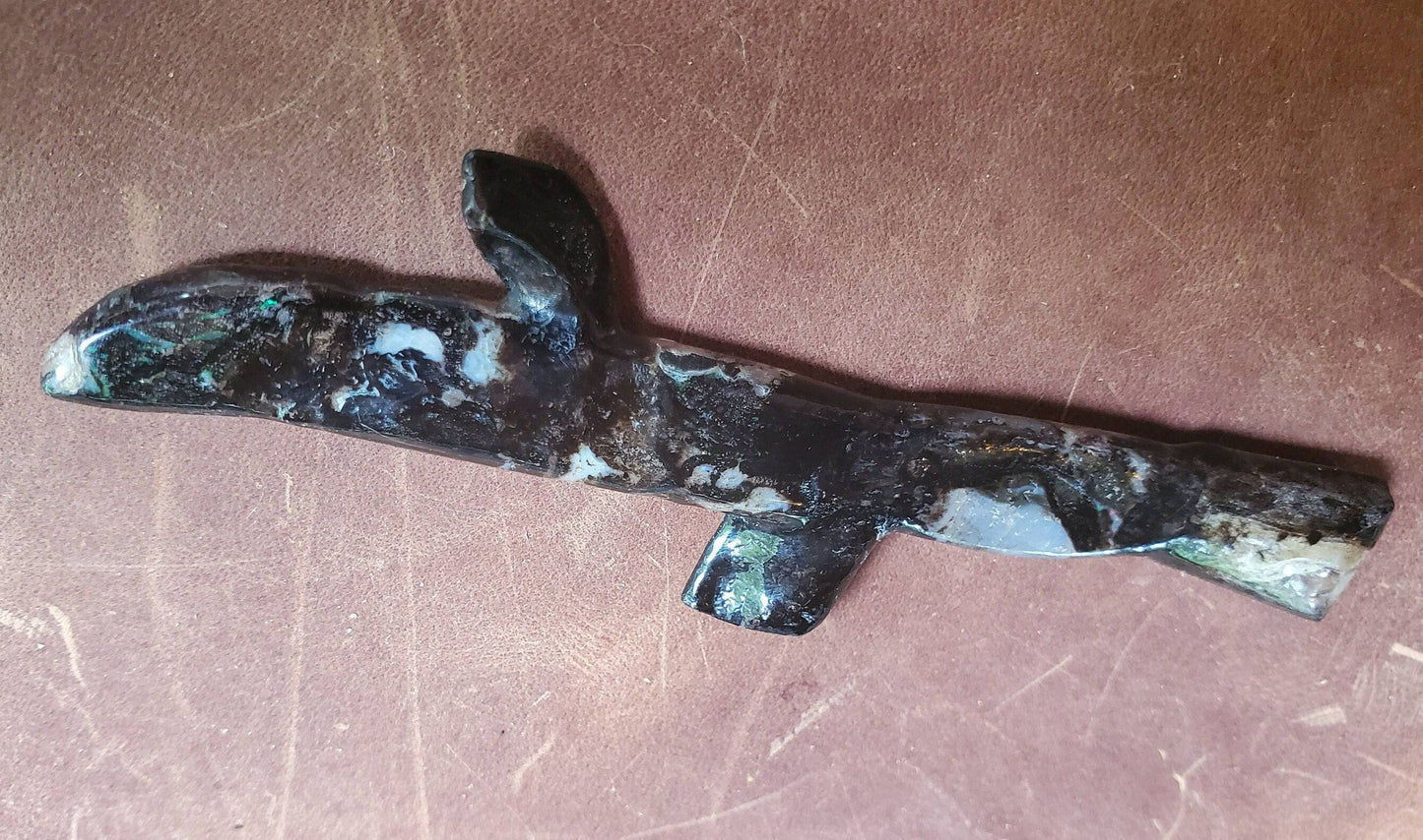 Incredibly Rare Fossilized, Opalized Branch!! Opalized Wood. Opalized Twig. Precious OPAL. Natural Blue Opal. - EarthyElementStudio