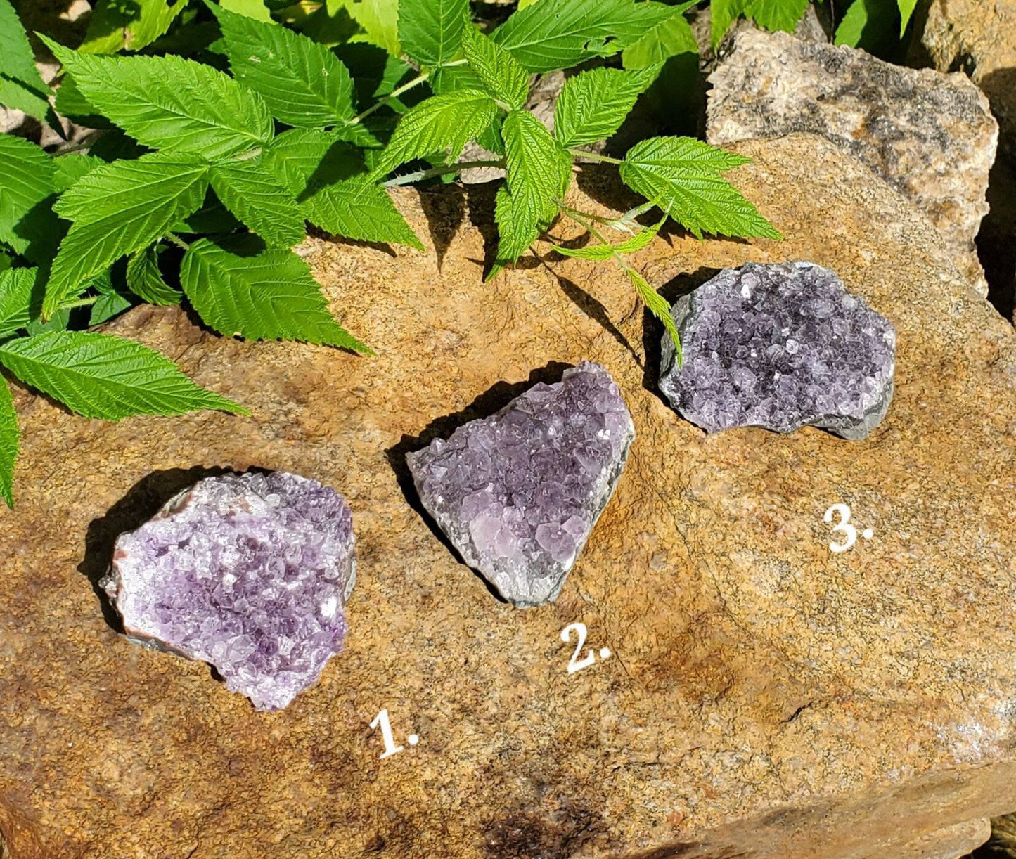 Raw Amethyst Cluster. Quartz Cluster. Purple Crystal. Natural Geode. Protection. Meditation. - EarthyElementStudio