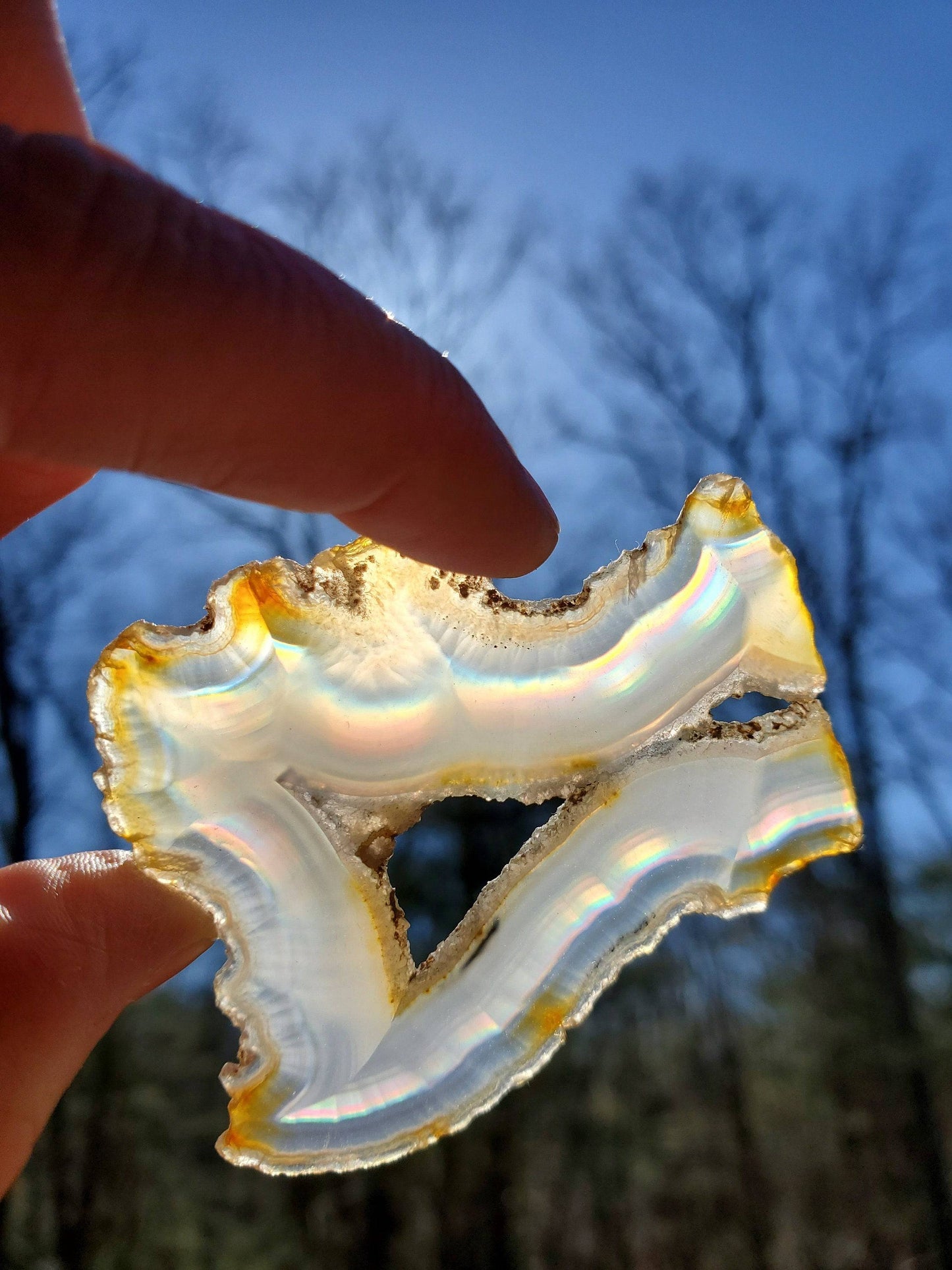Unique Iris Agate Slice. Druzy Quartz Center. IRIDESCENT Agate. Rainbow Agate. Meditation Tool. - EarthyElementStudio