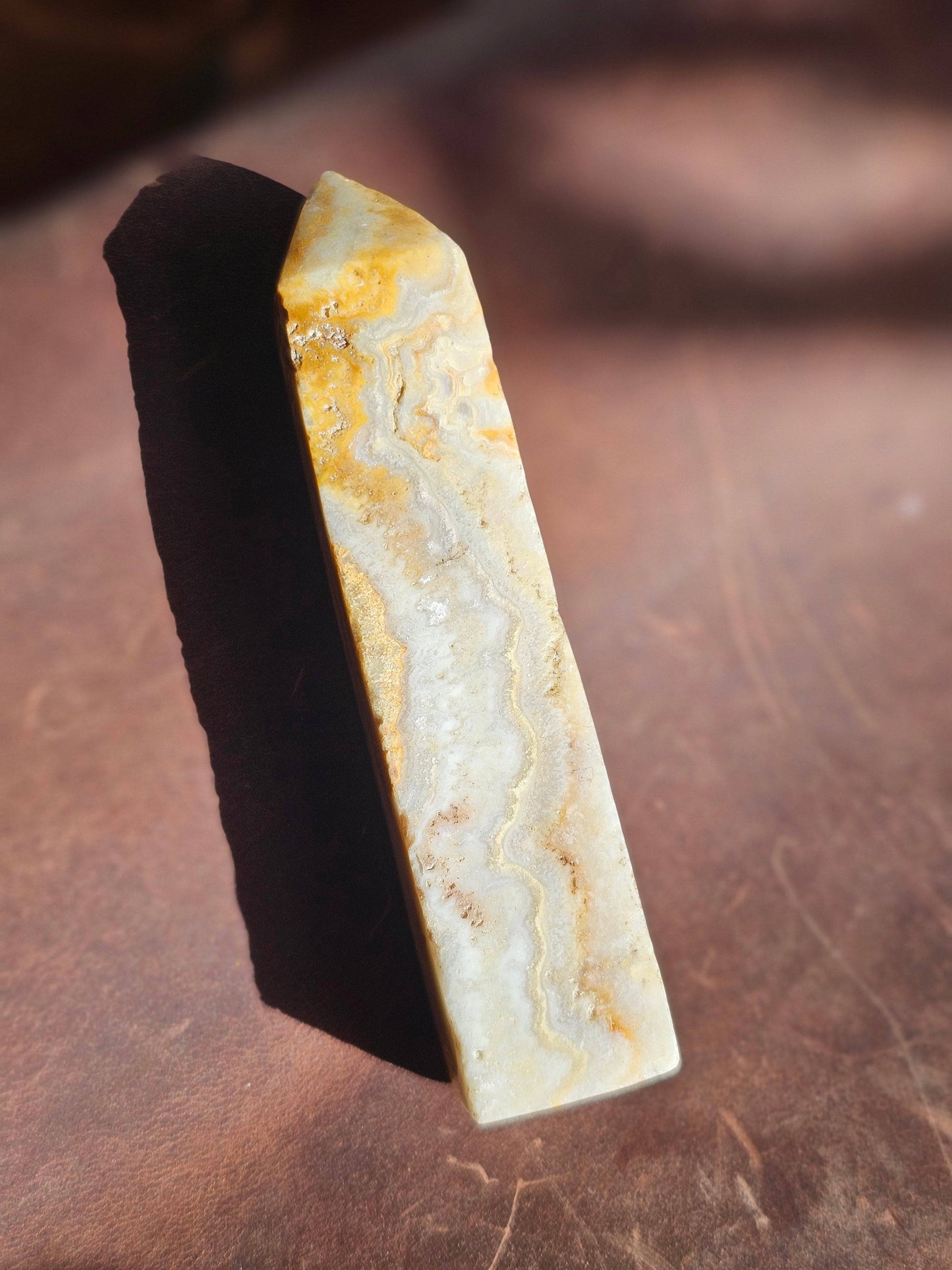 Beautiful Banded Agate Tower - EarthyElementStudio
