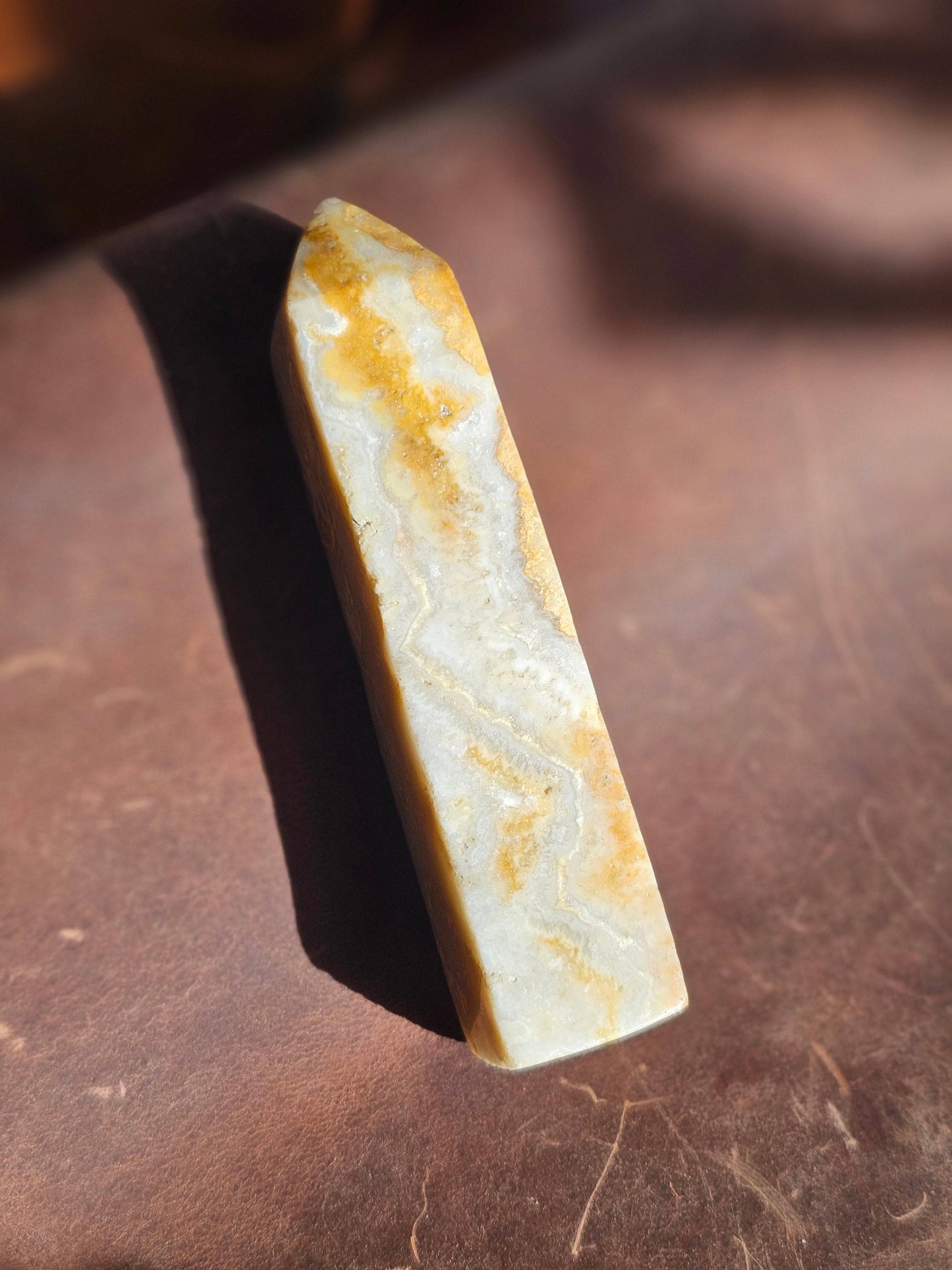 Beautiful Banded Agate Tower - EarthyElementStudio