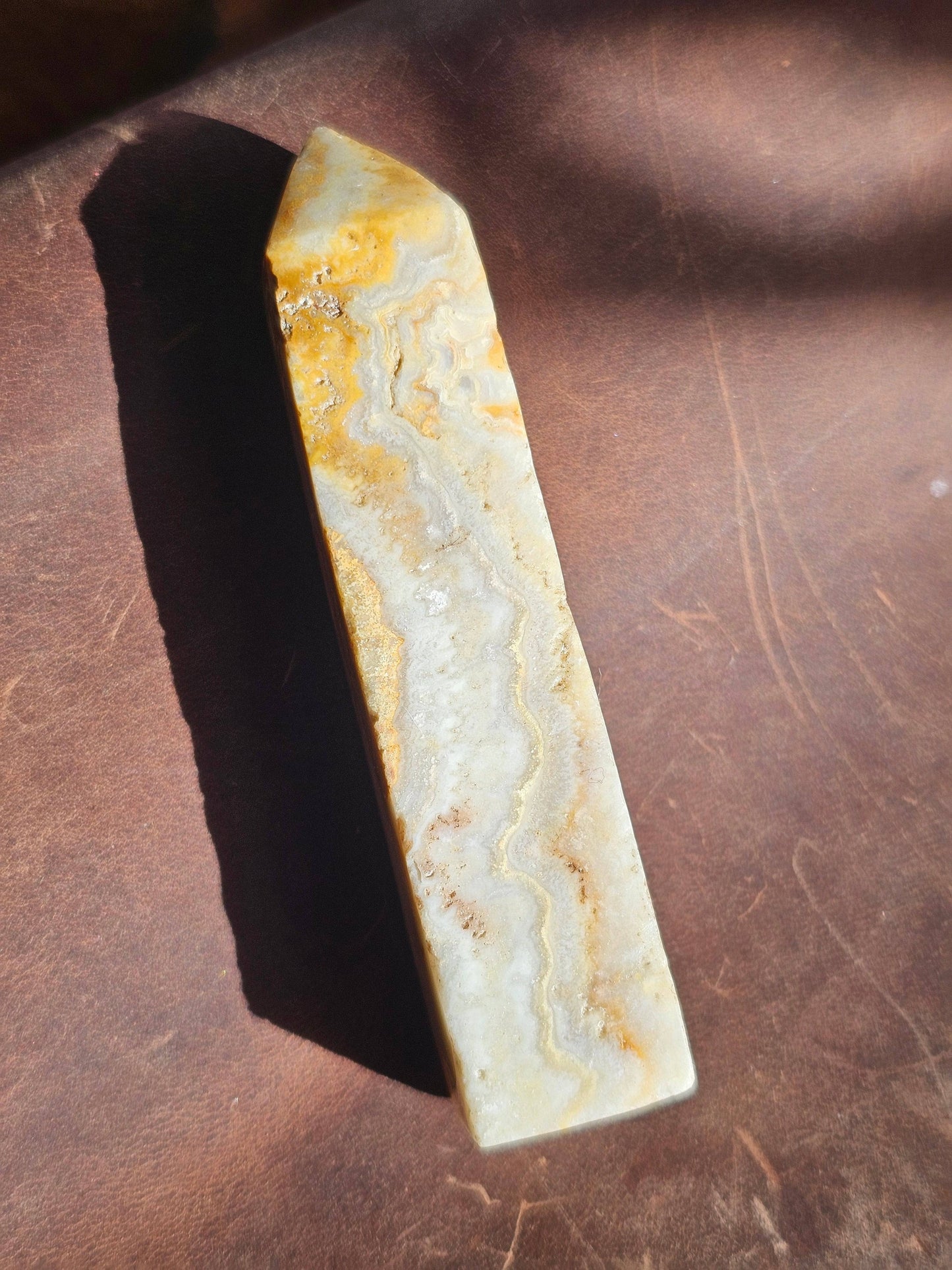 Beautiful Banded Agate Tower - EarthyElementStudio