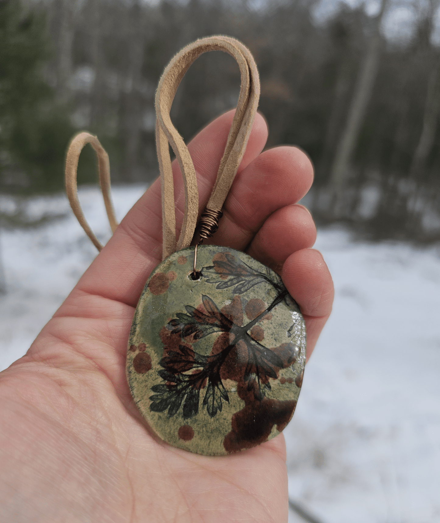 Handmade Clay Essential Oil Diffuser. Natural. Rustic. Car Charm. Home Decor. - EarthyElementStudio