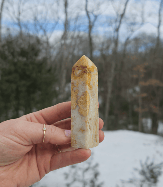 Beautiful Banded Agate Tower - EarthyElementStudio