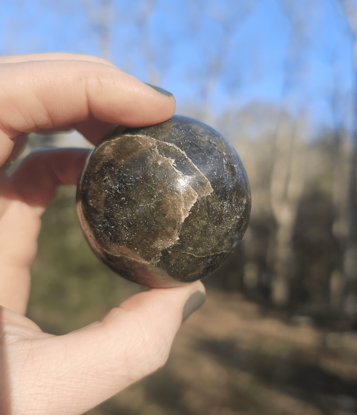 Labradorite Sphere - EarthyElementStudio