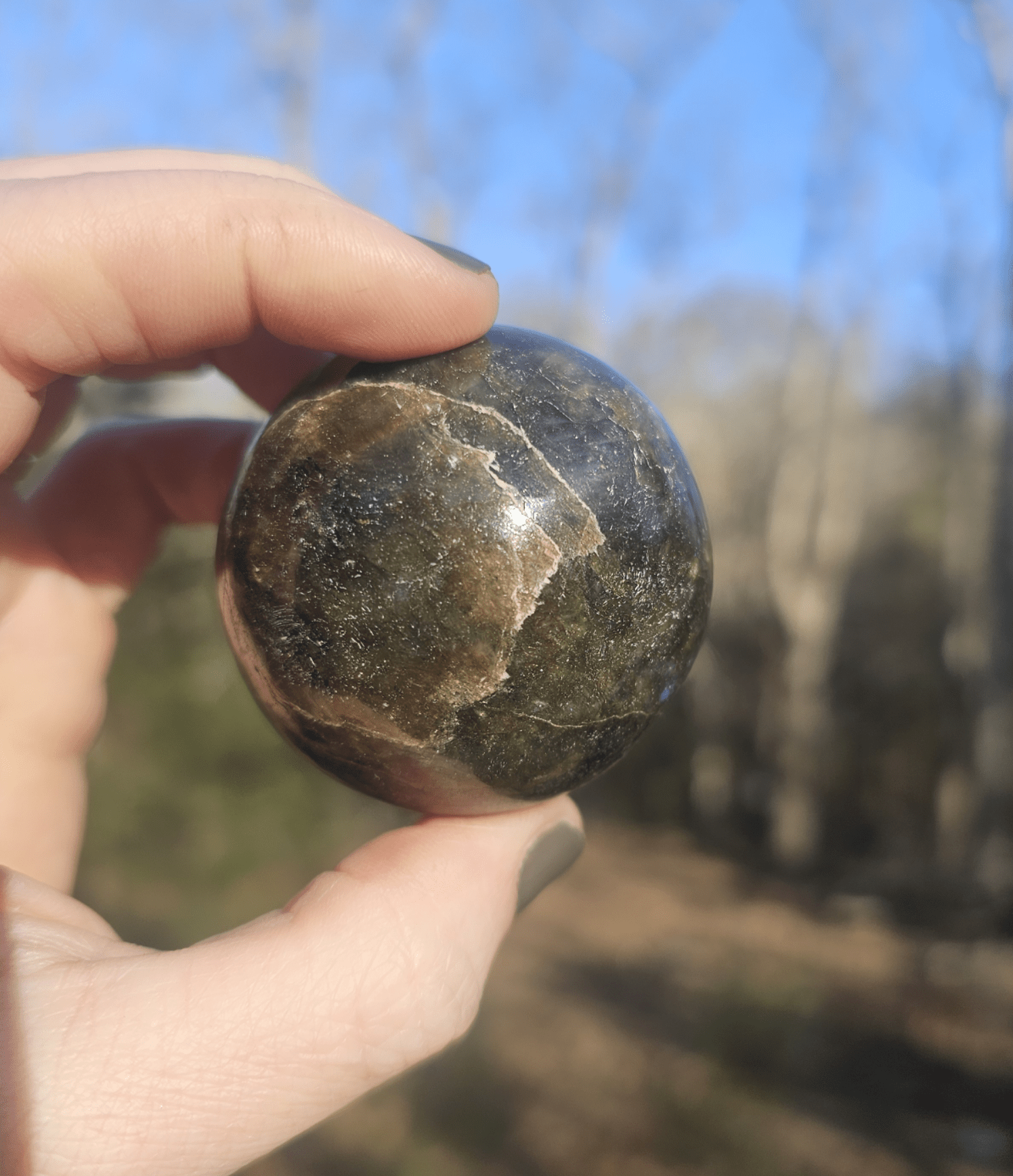 Labradorite Sphere - EarthyElementStudio