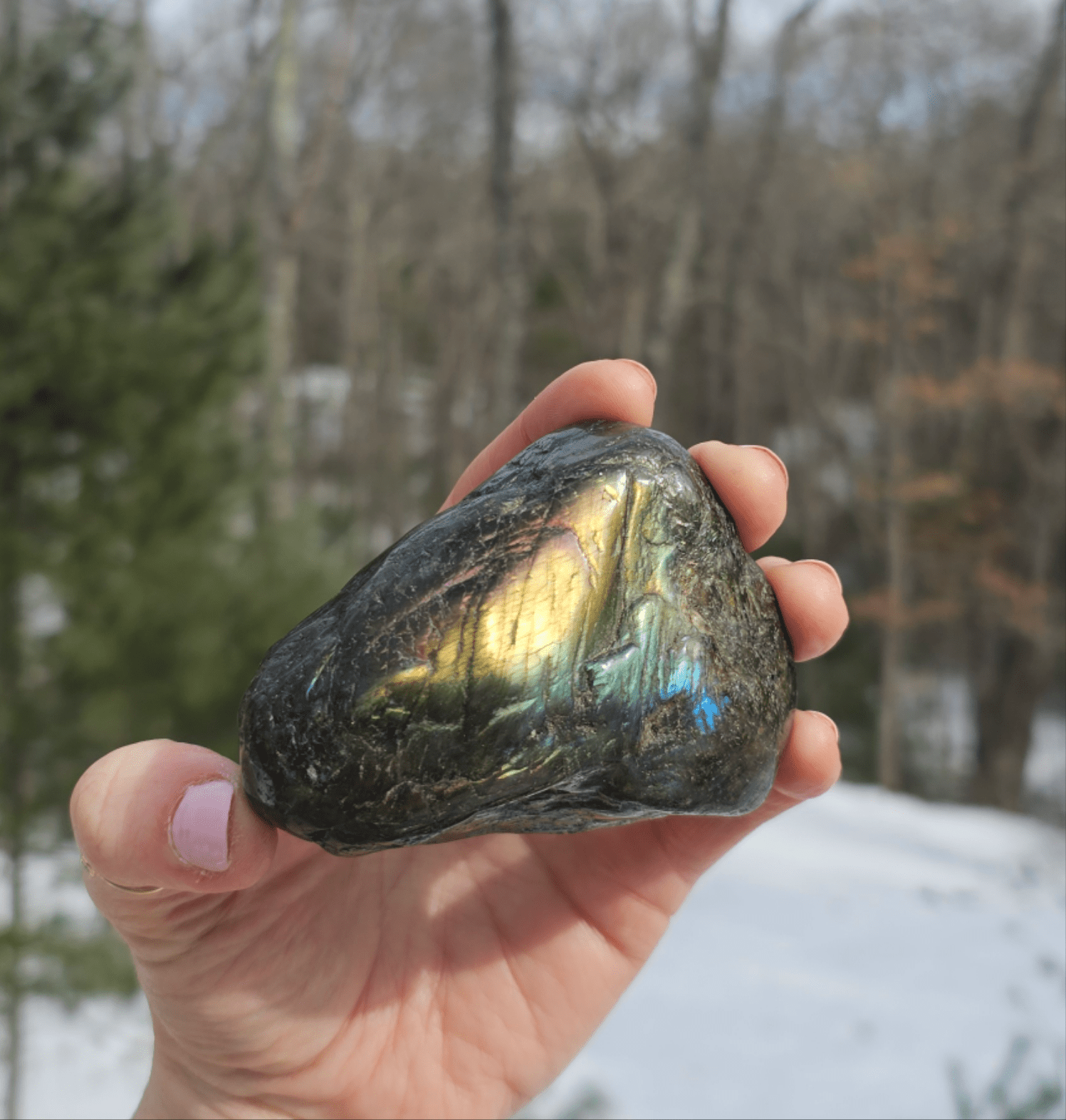 Flashy Labradorite Freeform - EarthyElementStudio