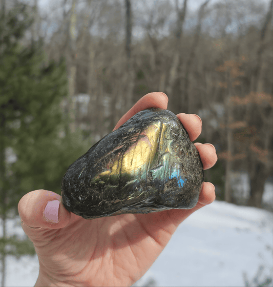Flashy Labradorite Freeform - EarthyElementStudio