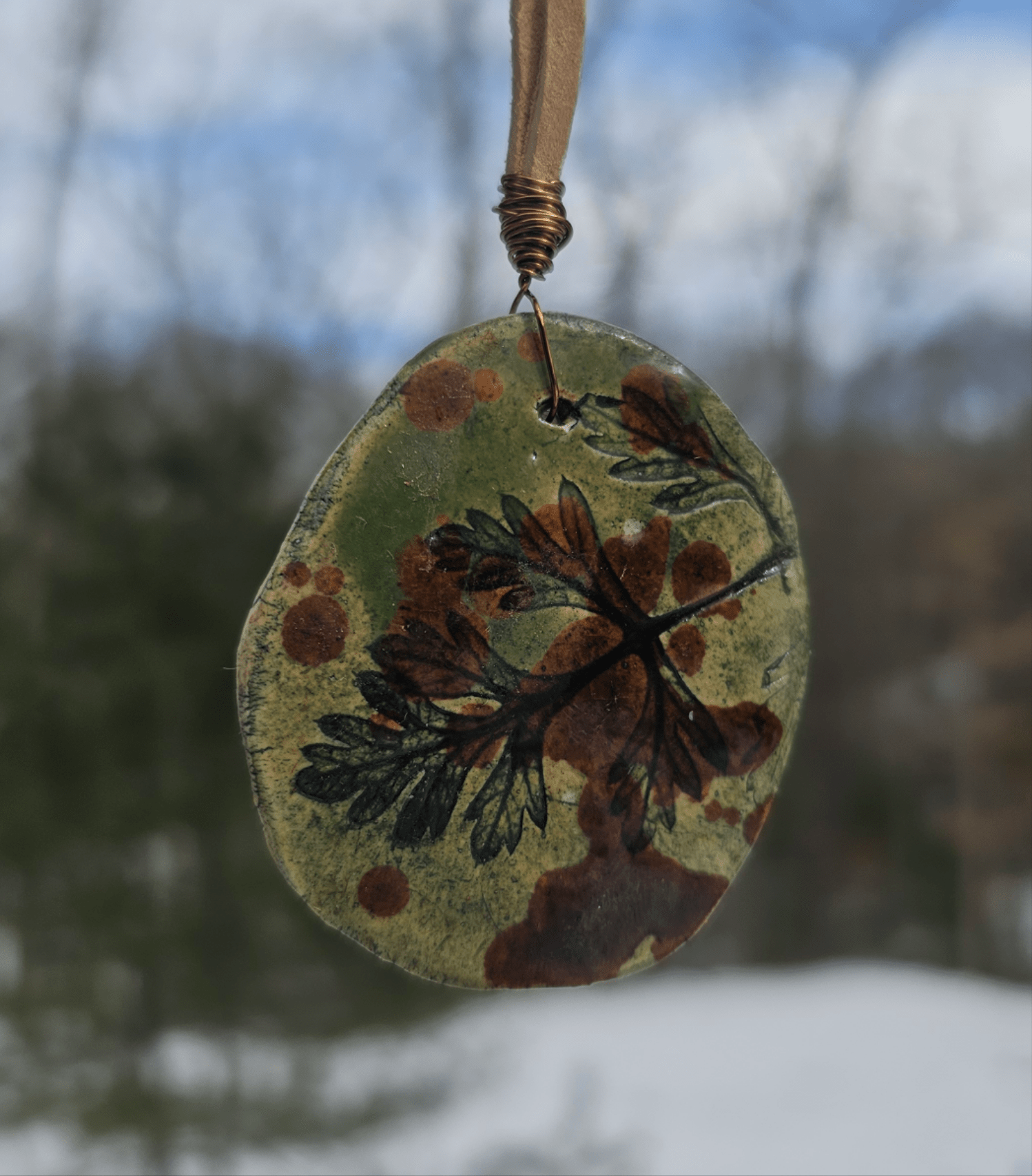 Handmade Clay Essential Oil Diffuser. Natural. Rustic. Car Charm. Home Decor. - EarthyElementStudio