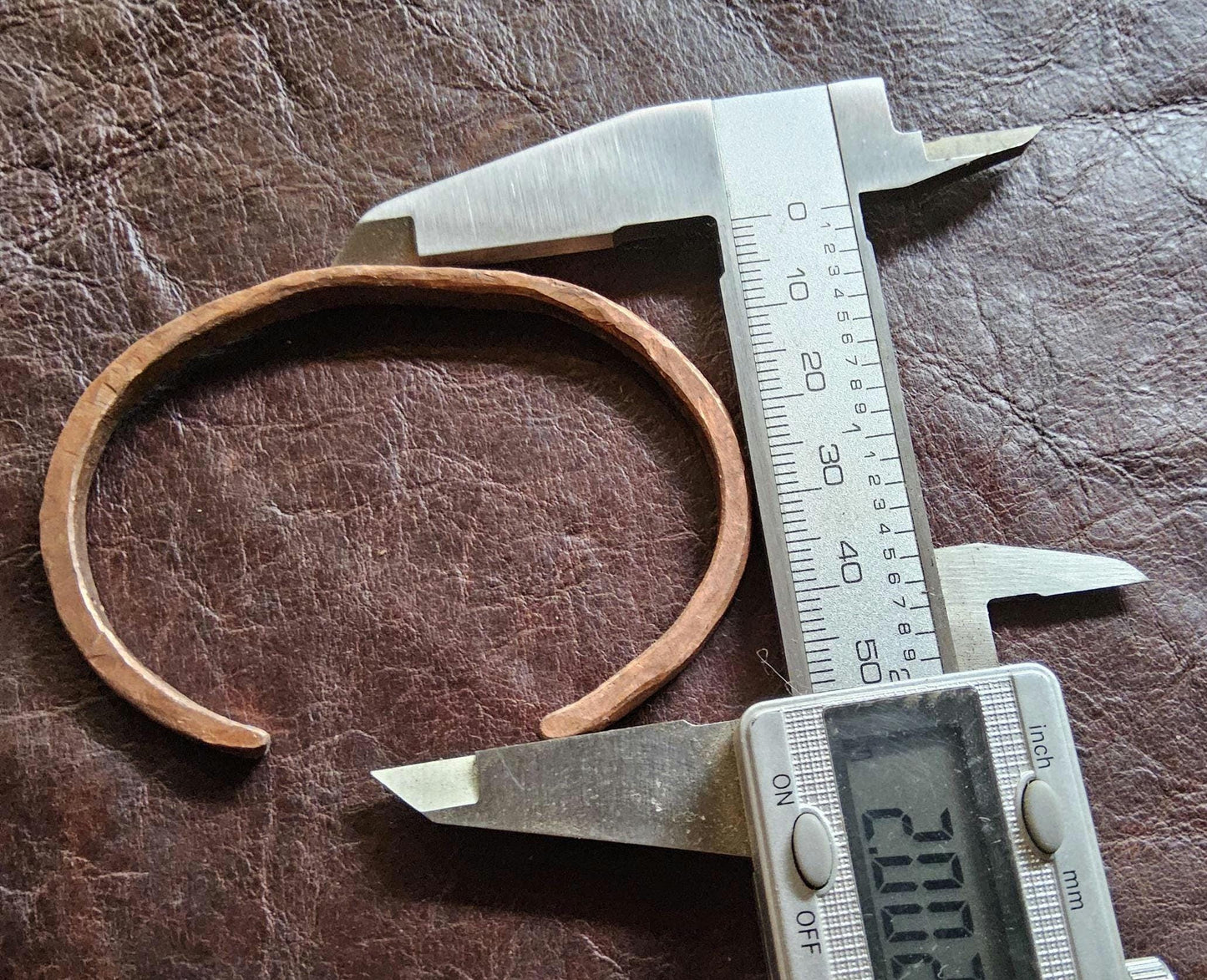 Handmade Copper Bracelet. Stamped-GODSPEED. Hand-Hammered Cuff. Organic Shape. Jewelry. Natural Recycled Metal. Grounding. Rustic.